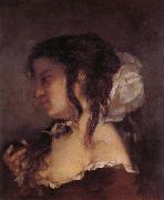 Courbet, Gustave La Reflexion oil painting artist
